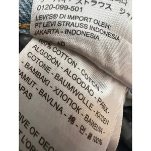 Levi's Wedgie Straight Jeans Women's 26 Light Wash Raw Hem High Rise Denim‎ thumbnail 8