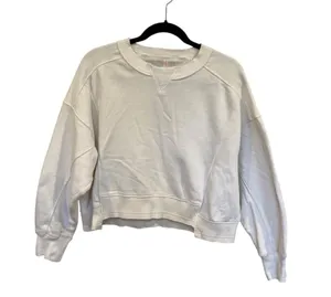 FP Movement Intercept Cotton Blend Sweatshirt In White thumbnail 2