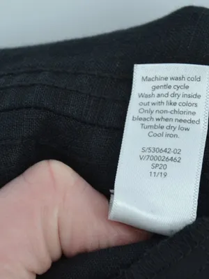 Athleta Cabo Linen Jogger Pants Womens 12 Tall Black Lightweight Pockets Taper thumbnail 7