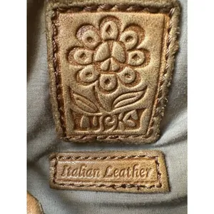 Lucky Brand Stash Ramblin Rose Weathered Leather Fold Over Hobo Shoulder Bag thumbnail 10