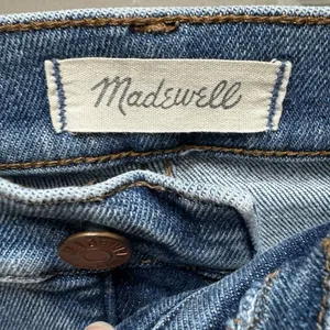 Madewell 10” High Rise Skinny Jeans Button Fly Size 24 Raw Hem thumbnail 5