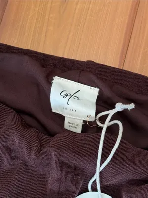Isla south moon under NWT large Stretch Maxi Skirt in Dark Brown thumbnail 4