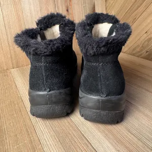 Rieker Tex Sz 38 Waterproof‎ Suede Leather Winter Ankle Boots Zip Faux Fur Black thumbnail 6