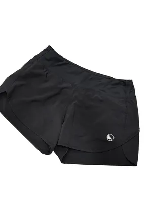 Reel Legends Womens Black Activewear Shorts With Back Zipper Pocket Size Large thumbnail 4