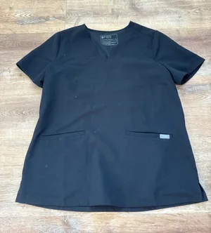 Black FIGS Scrub Top Women’s thumbnail 1