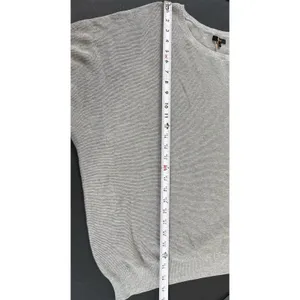 Quince Womens XL Gray Cotton Cashmere Blend Relaxed Short Sleeve Sweater NWT thumbnail 8