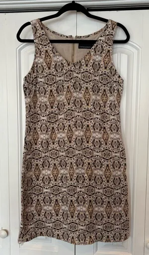 Cynthia Rowley Neutral Linen Dress Size‎ 6 thumbnail 1