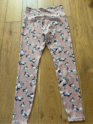 Women’s Beyond Yoga Floral Pink Leggings thumbnail 1