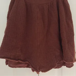 Princess Polly 100% Cotton Romper Shorts Short Sleeve Gauze Fabric Zip Up thumbnail 4