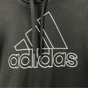 Adidas‎ Black Team Issue Logo Pullover Athletic Sweatshirt L thumbnail 5