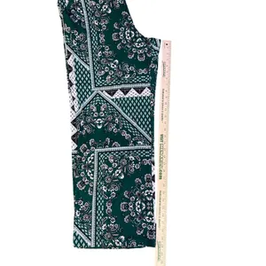 Maurices Pants Womens XL Used Green Black Casual Palazzo thumbnail 11