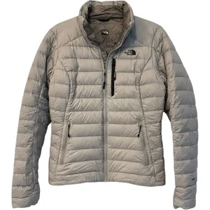 The‎ North Face Womens 800 Fill Down Puffer Jacket Gray Size M Full Zip Outdoor thumbnail 1