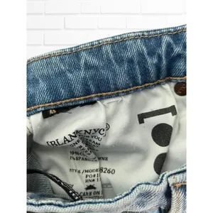 Blank NYC Shorts Women's Sz 26 The Perry Mom Shorts Blue‎ Cotton Pockets thumbnail 8