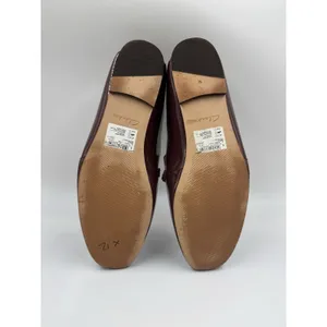 Clarks Women’s Size 9.5 Merlot Slip-On Loafer Leather Burgundy/Red thumbnail 11