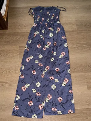 Purple Floral Romper thumbnail 2