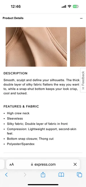 Body Contour Compression High Neck Bodysuit  thumbnail 6