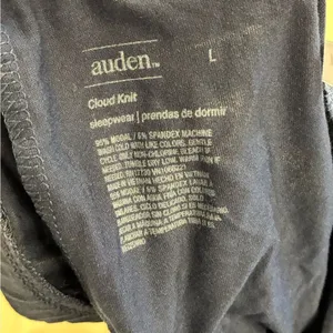 Auden Women's Deep Blue Pajama Set Size L thumbnail 9