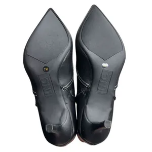 INC International Concepts Hayleigh Western Boots Black Cream Kitten Heel Size 7 thumbnail 9