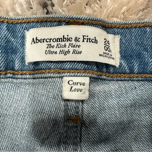 Abercrombie and Fitch The Kick Flare Ultra High Rise 00/24 NEW thumbnail 3