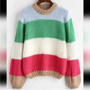 Fantastic Fawn large striped sweater‎ thumbnail 3
