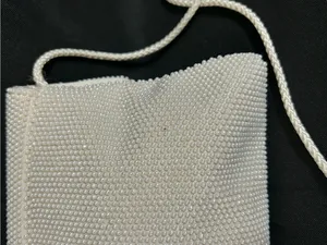 Beaded Evening Crossbody Shoulder Bag White thumbnail 5