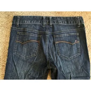 Tommy Hilfiger Classic Boot Cut Dark Wash Denim Jeans Size 6R‎ thumbnail 6
