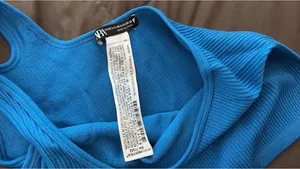ZARA Blue Top Crop thumbnail 4