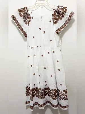 Hale Bob Embroidered V-Neck Mini‎ Dress XS NWT thumbnail 4