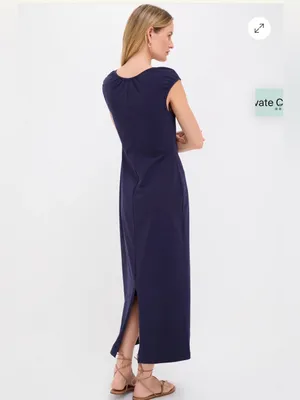 New With Tags Tuckernuck Pomander Place Navy Paula Knit Dress Sz S thumbnail 4
