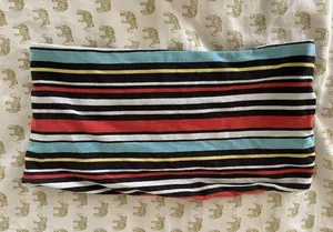 Stripped Strapless Crop  thumbnail 3