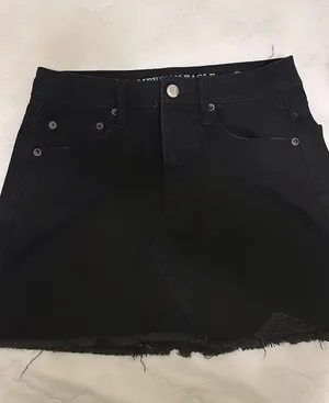 American Eagle Outfitters Ripped Denim Skirt thumbnail 1