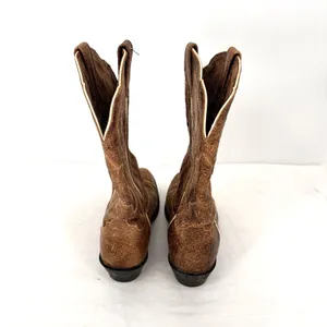 Ariat Heritage Western Cowboy Boots Women's 7 Tan Brown Distressed Leather thumbnail 2