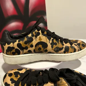 Coach High Line Wild Beast Leopard Print Pebble Leather Low Top Sneakers Sz 8.5 thumbnail 11