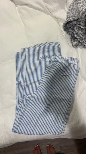 Pinstripe H&M Pants thumbnail 3