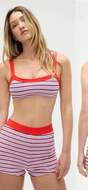 Frankie's Bikinis | Flynn Terry Bralette Bikini Top thumbnail 1