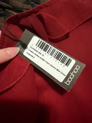 Burgundy Boohoo Dress thumbnail 3