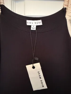Miou Muse Dress Black thumbnail 4