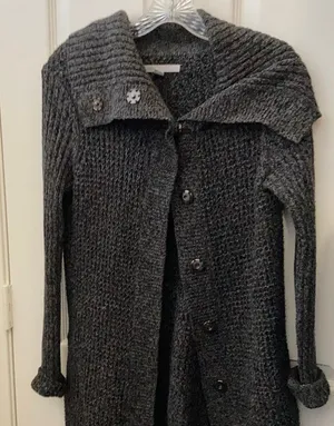 FINAL MARKDOWN Ladies old navy heavyweight snap front cardigan xs thumbnail 1