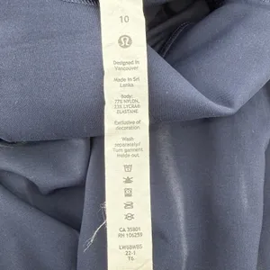 Lululemon Wunder Train High-Rise Crop 23" Sun Bleached Wash True Navy Women‎ 10 thumbnail 6