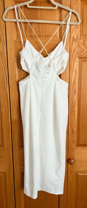 Hello Molly White Midi Dress thumbnail 1