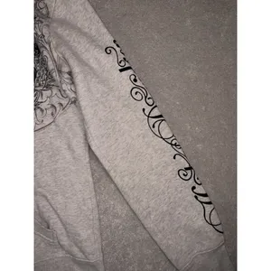 harley davidson zip up hoodie womens heart daggar L Script Split Zip Hood thumbnail 5