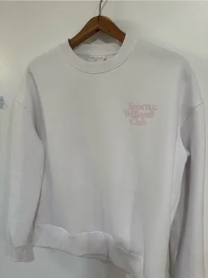 Wilo The Label Wellness Club Pullover Sweatshirt Women’s Size XS Athleisure Cozy thumbnail 3