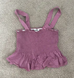 Garage Pink Crop Tank thumbnail 1