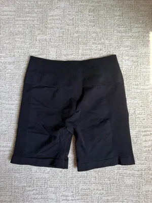 Aurola High-Waist Black Sculpting Bike Shorts thumbnail 4