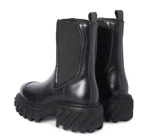 NEW Black Tractor Motor Leather Boots, Size 38 NEW in Box $1,325 thumbnail 5