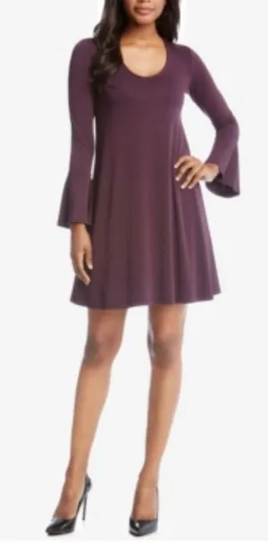 Karen Kane Wine Country Purple Taylor Dress Womens Size XL NWT thumbnail 1