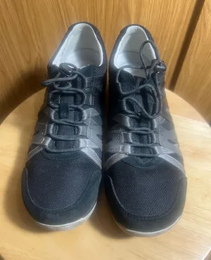 Dansko Women's Black and Gray Lace-Up Sneakers thumbnail 1