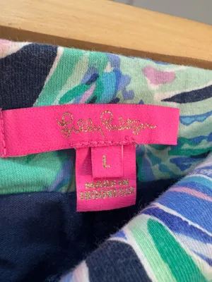 Lilly Pulitzer Madison Floral Print Skort Size L VGUC thumbnail 4