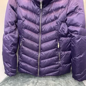 Eddie Bauer - Purple GOOSE DOWN Winter Puffer Coat - Womens Small thumbnail 3