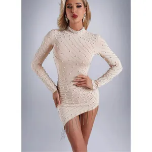 New Womens Quorae Phoebe Rhinestone Pearls Cocktail Evening Statement Dress 2X thumbnail 4